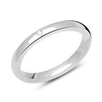 anillo clasico de plata 925 pulida para mujer