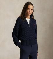 polo ralph lauren para mujer 211963467002 jersey de algodon en punto de ochos marino l casual
