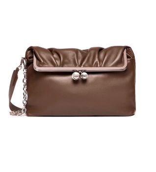 Weekend Max Mara para mujer. 2625516144600 Bolso de Piel Wkaslalom marrón (OSFA), Casual