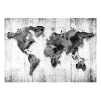 papel pintado 3d - world in shades of gray 300x210 cm