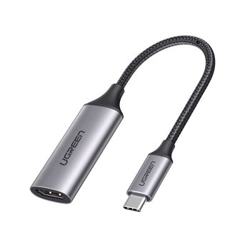 Adaptador Ugreen 70444 HDMI USB Tipo C Hembra a Macho Direccional