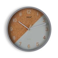 reloj de pared en plastico blanco