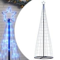 arbol de navidad led 550 leds azul 300 cm vidaxl