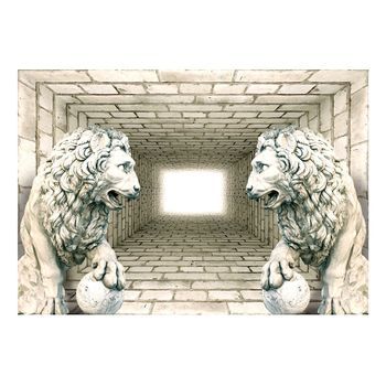 Papel Pintado 3d - Chamber Of Lions (400x280 Cm)