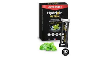 Bebida energetica overstims hydrixir ultra menta   10 barritas de 40 g