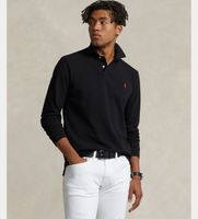 polo ralph lauren para hombre 710680790045 polo custom slim fit negro xl casual algodon manga larga