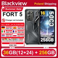 envio desde polonia sin cargador ue smartphone resistente blackview fort 5 36 gb 1224  256 gb pantalla 678 hd ips bateria 5000 mah