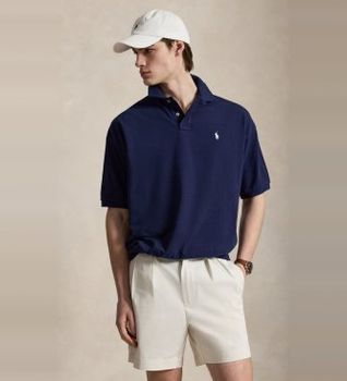 Polo Ralph Lauren para hombre. 710B18907004 Polo de piqué Relaxed Fit marino (S), Casual, Algodón, Manga corta