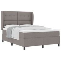cama tapizada 193x147x128 cm  - taupe