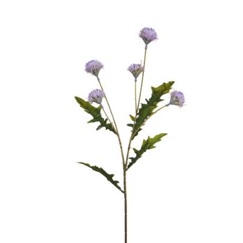 Tallo de crisantemo ping pong artificial malva h62