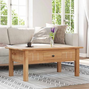 Mesa De Centro，mesa Auxiliar，mesa De Café De Madera De Pino Panamá Range 100x60x45 Cm