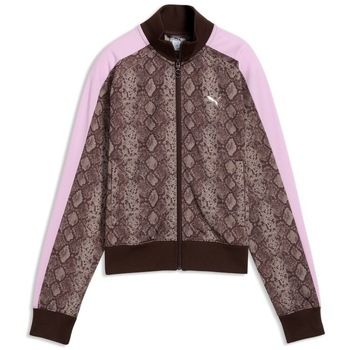 Puma Yellow Chaqueta T7 Snake Aop Short Track Jacket para mujer