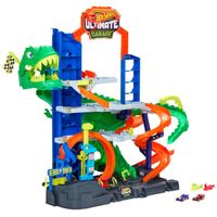 hot wheels city garage t-rex 4 anos