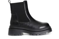 botin mujer piel con elastico black 40
