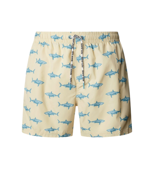Pepe Jeans para hombre. PMB100031 Bañador Shark amarillo (M), Beachwear, Poliéster