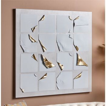 Lienzo Abstr. Laminas 100x3x100cm