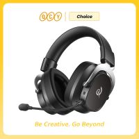 qcy audifonos gamer inalambricos heroad vt200 con microfono desmontable over-ear conexion tri-mode sonido surround 71 para pc ps4 y ps5