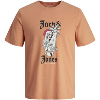 Jack & Jones Camiseta 12257131 JORCOCONUT SKULL TEE SS CREW NECK JNR CANYON SUNSET para niño