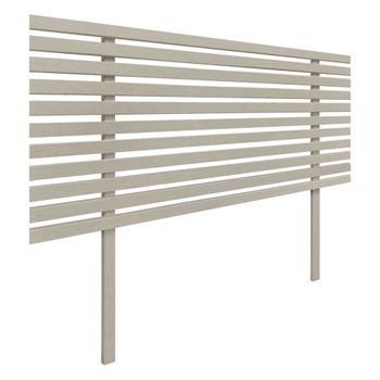 Cabecero De Madera Reciclada Dm Estilo Japones Con Patas 80x115cm Camas 80 - Acabado Lino