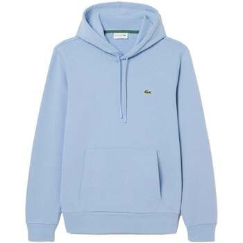 Lacoste Jersey Fleece Hoodie Light Blue para hombre