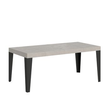 Mesa Extensible 120/380x90 Cm Flame Premium Patas Cachemir Antracita