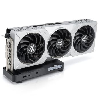 RONGDESON RDS003 Dock de tarjeta gráfica externa Thunderbolt4 USB4 40Gbps PCIe 4.0x16 Compatibilidad con GPU AMD NVIDIA
