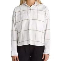vans camisa antica boxy para mujer