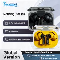 nothing ear a auriculares inalambricos bluetooth con integracion de chatgpt cancelacion de ruido activa algoritmo de mejora de graves y hasta 425 horas de reproduccion