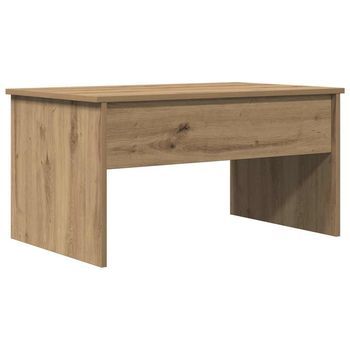 Mesa De Centro，mesa Auxiliar，mesita De Centro Madera Ingeniería Roble Artisan 80x50,5x41,5 Cm