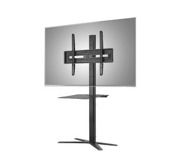 ONE FOR ALL Solid WM 4672 400 mm TV Stand with Bracket - Black, Black