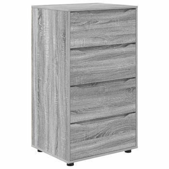 Armarios De Almacenamiento 60 X 48 X 105 Cm Gris Sonoma Vidaxl