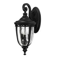 aplique de pared de exterior english bridle m 3 luces