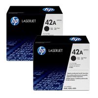 original multipack hp laserjet 4250dtnsl printer toner cartridges 2 pack -q5942a