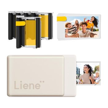 Impresora Sublimación Bluetooth Liene Pearl N200 Pro portátil oro adhesiva