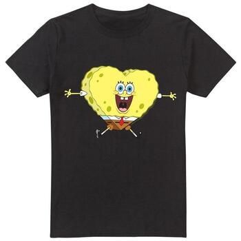 Spongebob Squarepants Camiseta Heart-Shaped para hombre