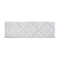cabecero tapizado  hausbed  spyga 145x50x7  cama 135 polipiel blanco