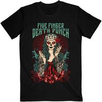 five finger death punch camiseta manga larga lady muerta para hombre