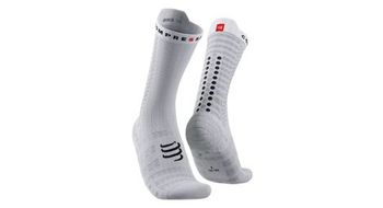 Compressport pro racing sock bike blanco   negro