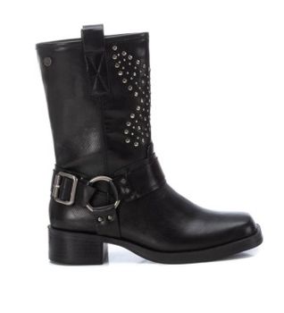 Xti para mujer. 14299903-NEGRO Botines 142999 negro (35), 3 a 5cm, Cremallera, Casual