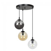 lampara colgante sagan mix 3 luces