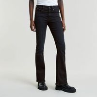 g-star raw jeans d21290-a634 g730 - 3301 flare-worn in black vortex para mujer