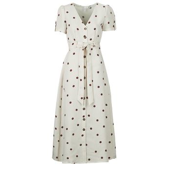 Vero Moda Vestido largo VMJOAN S/S 7/8 SHIRT DRESS para mujer