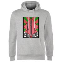 giro hoodie - grey - l - grey
