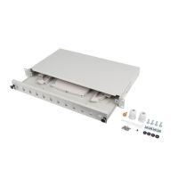 panel de conexion lanberg fop1-12ss-lds 12 puertos 1u absacero gris rack 19