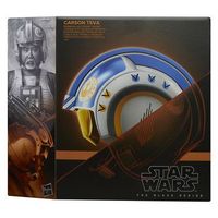 star wars the black series - carson teva - casco electronico - figura - star wars  - 14 an