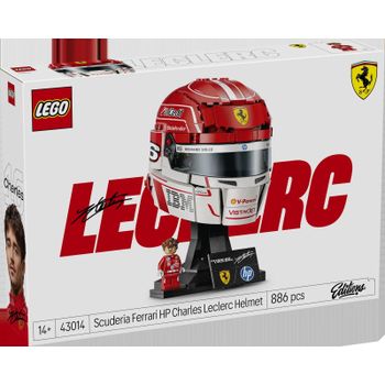 LEGO Editions Fórmula 1 Casco de Charles Leclerc Scuderia Ferrari HP (43014)