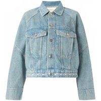 calvin klein jeans cazadora vaquera lv047g726g branded boxy denim para mujer