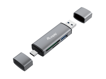 CARD READER EXTERNO CONCEPTORNIC USB 3.0 DOBLE CONEXION USB & USB-C OTG