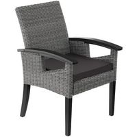 silla de ratan rosarno tectake