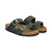 birkenstock sandalias planas mujer - verde talla 36n